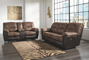Follett Reclining Loveseat with Console