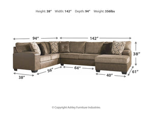 Abalone Sectional with Chaise