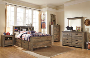 Trinell Storage Panel Bed