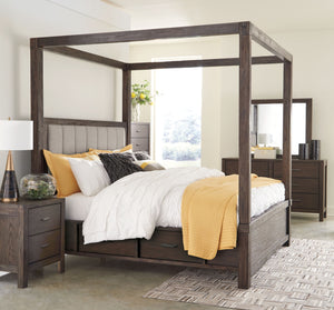 Dellbeck Storage Canopy Bed