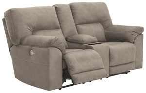 Cavalcade Power Reclining Loveseat with Console