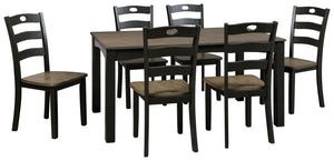 Froshburg Dining Table and Chairs (Set of 7)