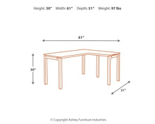 Baraga Home Office L-Desk