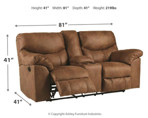 Boxberg Power Reclining Loveseat with Console