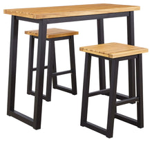 Town Wood Outdoor Counter Table Set (Set of 3)