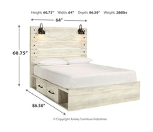 Cambeck Panel Bed with Under Bed Storage