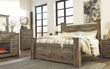 Trinell Storage Poster Bed