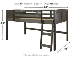 Caitbrook Loft Bed Frame