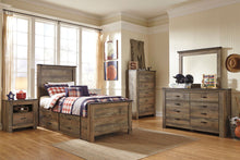 Trinell Storage Panel Bed