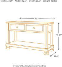 Porter Sofa/Console Table