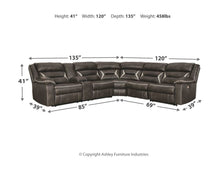 Kincord Power Reclining Sectional