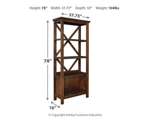 Baldridge 75" Bookcase