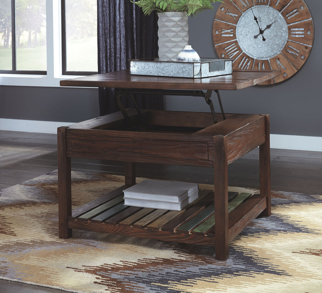 Mestler Coffee Table with Lift Top