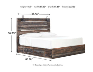 Drystan Storage Panel Bed