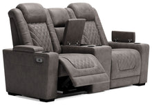 HyllMont Power Reclining Loveseat with Console