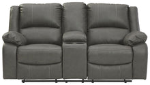 Calderwell Reclining Loveseat with Console