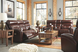 Sessom Power Reclining Loveseat with Console