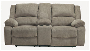 Draycoll Reclining Loveseat with Console