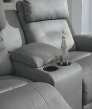 Trampton Power Reclining Loveseat with Console