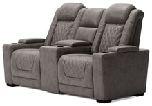 HyllMont Power Reclining Loveseat with Console