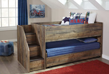 Trinell Loft Bed with Pull-out Caster Bed