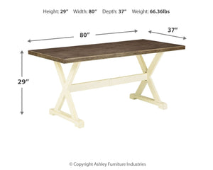 Preston Bay Dining Table with Umbrella Option