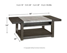 Vineburg Coffee Table with Lift Top