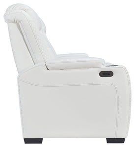 Party Time Power Reclining Loveseat with Console