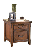 Woodboro Media End Table with Power Outlets