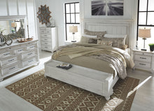 Kanwyn Panel Bed with Storage Bench