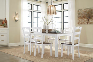 Woodanville Dining Table and Chairs (Set of 7)