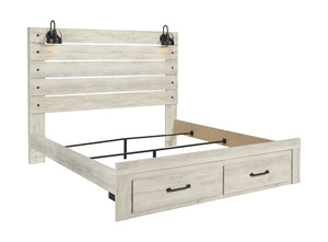 Cambeck Panel Bed with Storage