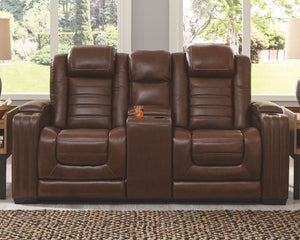 Backtrack Power Reclining Loveseat with Console