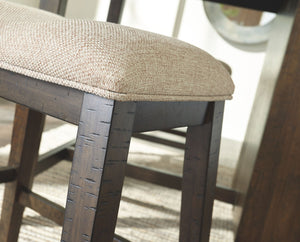 Rokane Counter Height Dining Room Table and Bar Stools (Set of 3)