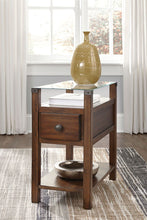 Diamenton Chairside End Table with USB Ports & Outlets
