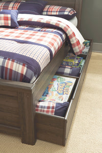 Juararo Panel Bed with Trundle or 1 Large Storage Drawer