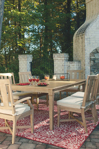 Clare View Dining Table with Umbrella Option