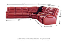Vacherie Reclining Sectional