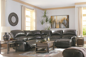 Hallstrung Power Reclining Sectional with Chaise