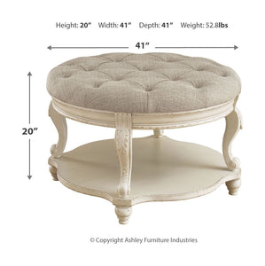 Realyn Ottoman Coffee Table