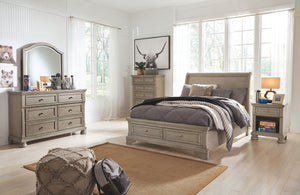 Lettner Sleigh Bed