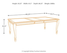 Coralayne Dining Extension Table