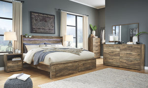 Rusthaven Storage Panel Bed