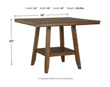 Glennox Counter Height Dining Room Table