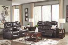Warnerton Power Reclining Loveseat with Console