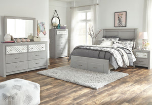 Arcella Panel Bed with Storage