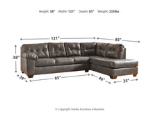 Alliston Sectional with Chaise