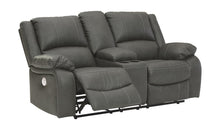 Calderwell Power Reclining Loveseat with Console