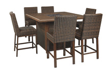 Paradise Trail Conversation Set with 4 Swivel Lounge Chairs