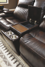 Team Time Power Reclining Loveseat with Console